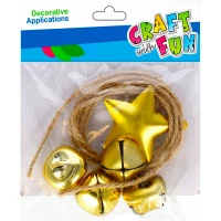 Ilustracja produktu Craft With Fun Ozdoba Dekoracyjna Dzwonki 501463